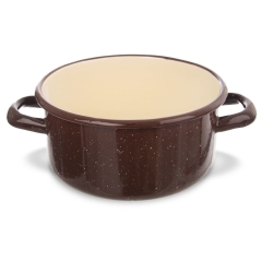 Garnek emaliowany 16 cm BROWN 1,5 l