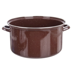Garnek emaliowany 32 cm BROWN 13 l