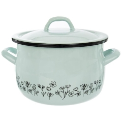 Garnek z pokrywką emaliowany 20 cm LOUKA 4,8 l