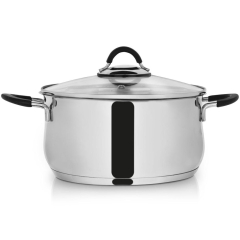 Garnek z pokrywką stalowy 14 cm DALIE 1 l