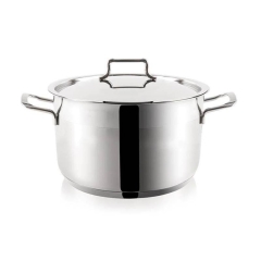 Garnek z pokrywką stalowy 16 cm 1,2 l ANETT