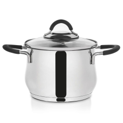 Garnek z pokrywką stalowy 16 cm DALIE 2,4 l