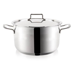 Garnek z pokrywką stalowy 22 cm 4,3 l ANETT