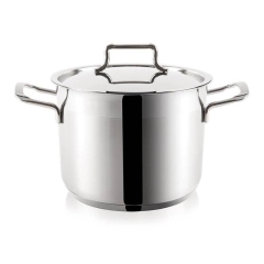 Garnek z pokrywką stalowy 22 cm 6,5 l ANETT