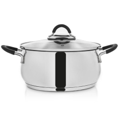 Garnek z pokrywką stalowy 22 cm DALIE 4 l
