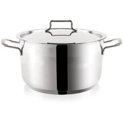 Garnek z pokrywką stalowy 26 cm 8,2 l ANETT