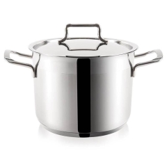 Garnek z pokrywką stalowy 28 cm 14 l ANETT
