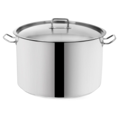 Garnek z pokrywką stalowy 40 cm 30 l
