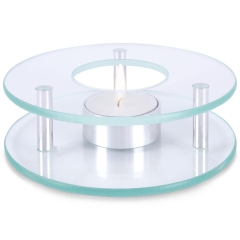 Podgrzewacz na tealight pod dzbanek fondue szklany 12,5 cm czajnik imbryk