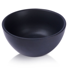 Miseczka ceramiczna czarna 10 cm 180 ml kuchenna na przekąski sosy dipy