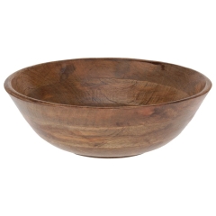 Miska misa na owoce do serwowania dań drewniana 30x10,5 cm 2,6l