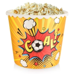Pojemnik NA PRZEKĄSKI na popcorn i chipsy 2,3l pudełko miska miseczka
