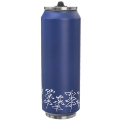 Kubek termiczny termos bidon niebieski PUSZKA LOUKA 700 ml