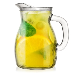Dzbanek szklany do wody soku lemoniady napojów z uchwytem 300 ml poręczny