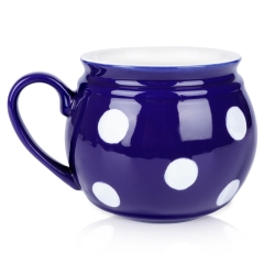 Kubek ceramiczny niebieski 850 ml