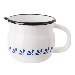 Kubek emaliowany MODROBILA 800 ml