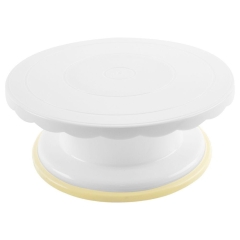 Patera na tort obrotowa biała 28 cm