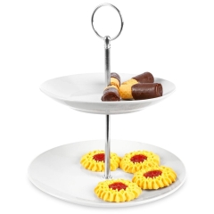 Patera porcelanowa 2-pozimowa 21 cm