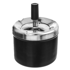 Popielniczka metalowa bezzapachowa z przyciskiem