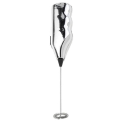 Spieniacz do mleka elektryczny ręczny blender mikser cappuccino latte 20 cm