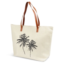 Torba termiczna plażowa beżowa 22 l