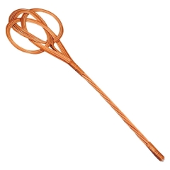 Trzepaczka wiklinowa trzepak do dywanów chodników 75 cm Tradycyjna RETRO