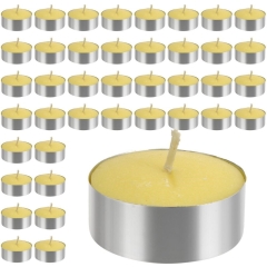 Świeca świeczka przeciw komarom antykomarowa tea light 40 szt. Citronella