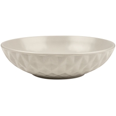 Talerz ceramiczny szary obiadowy głęboki na zupę SOHO CLASSIC 20 cm | 1 l