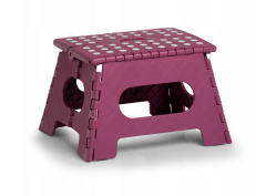 STOŁEK ANTYPOŚLIZGOWY PODEST PODNÓŻEK SKŁADANY JAGODA 35x22 DO 150 KG