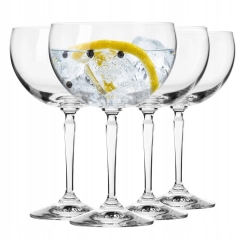 Kieliszki do wody koktajli wina Roma KROSNO 4szt goblet ZESTAW 470 ml DUŻE