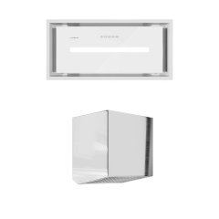 Okap kuchenny Lamezo 60.1 White + Turbina TZ 1.1