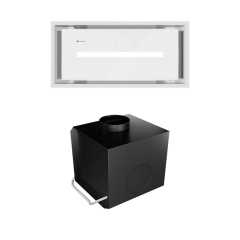 Okap kuchenny Saredo 60.1 White + Turbina TW 1.2