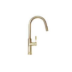 Bateria z wyciąganą wylewką Divio Light Gold
