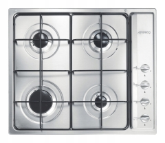 SMEG PŁYTA GAZOWA STAL NIERDZEWNA S64S