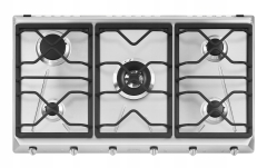 PŁYTA GAZOWA SMEG STAL NIERDZEWNA SRV596O