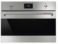 KUCHENKA MIKROFALOWA DO ZABUDOWY 45CM STAL NIERDZEWNA Smeg SF4301MX