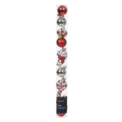 Bombki szklane 6cm różne kolory mix