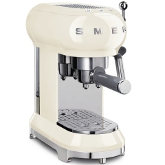 Ekspres do kawy kolbowy 15 bar 1l 3 przyciski cappuccino Smeg ECF01CREU