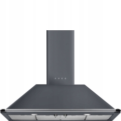 Okap przyścienny 110cm 788m³/h 3 prędkości LED Smeg KT110GRE