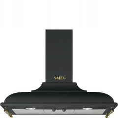 Okap przyścienny 90cm 788m³/h 3 prędkości LED Smeg KC19AOE