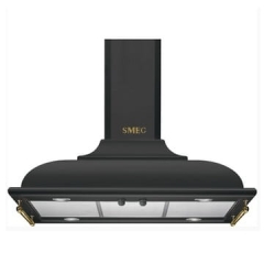 Okap wyspowy 90cm 754 m³/h 3 prędkości LED Smeg KCI19AOE