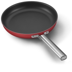 Patelnia 30cm stal nierdzewna aluminium PTFE Smeg CKFF3001RDM