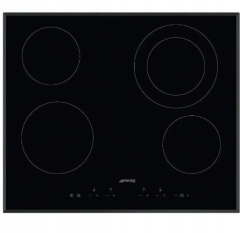 Płyta ceramiczna 60cm 4 strefy sterowanie dotykowe Smeg SE364ETB
