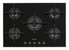 Płyta gazowa 72cm 5 palników żeliwne ruszty Smeg PV175B3