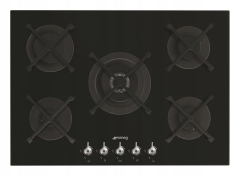 Płyta gazowa 72cm 5 palników żeliwne ruszty Smeg PV375N