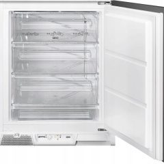 Zamrażarka do zabudowy 82cm ślizgowe zawiasy 95l Smeg U4F082F1