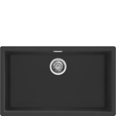 Zlewozmywak kompozytowy 45cm 1 komora Smeg VZP76N