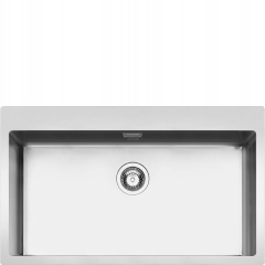 Zlewozmywak wpuszczany w blat 1 komora Smeg LFT77RS