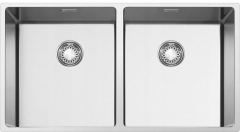 Zlewozmywak wpuszczany w blat 84cm 2 komory Smeg VR12S4040