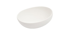 Miska FANCY HOME Stones 15 cm, biała